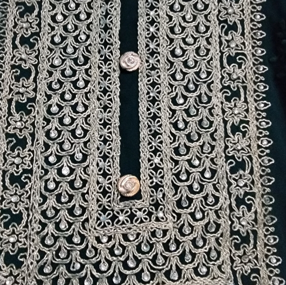 Designer Green Gown - Picture 3 of 7